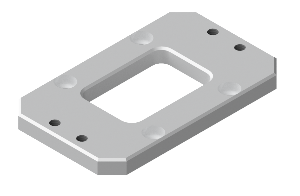 Adaptor plate for double 180 G2 Adaptor plate for double 180 G2